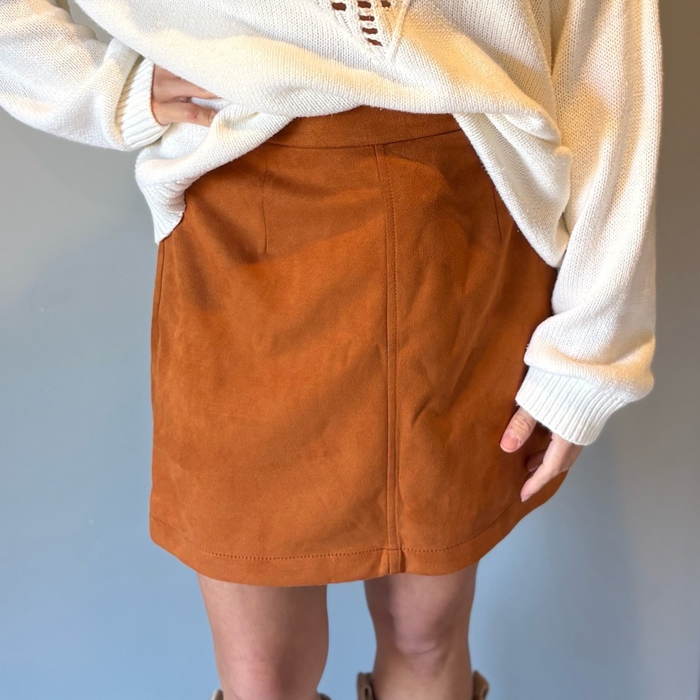 French Connection Rust Mini Skirt